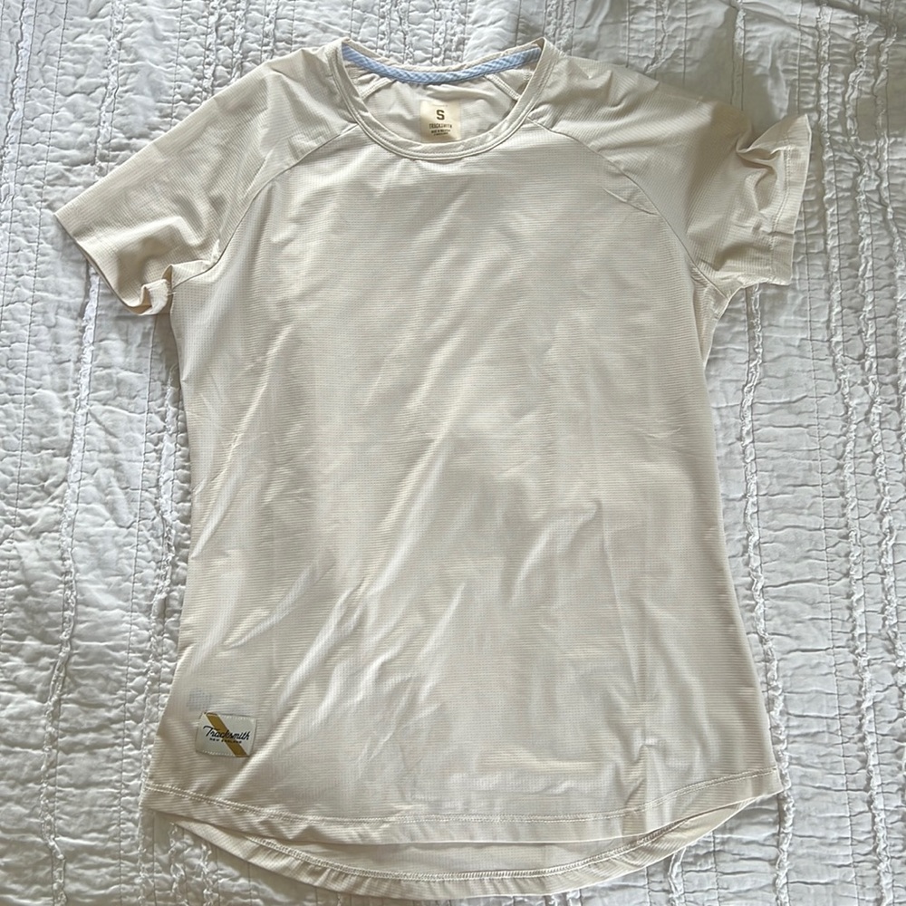 Tracksmith Twilight Tee Size Small Ivory